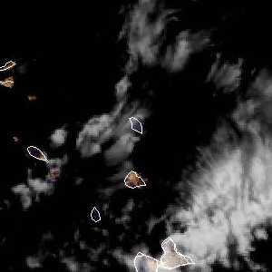 météo tropicale : Image satellite .