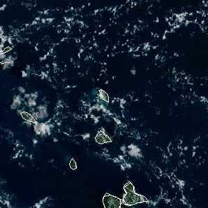 météo tropicale : Image satellite .