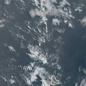 météo tropicale : Image satellite .