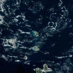 météo tropicale : Image satellite .