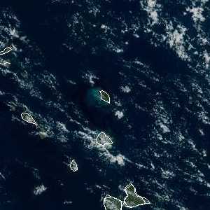 météo tropicale : Image satellite .