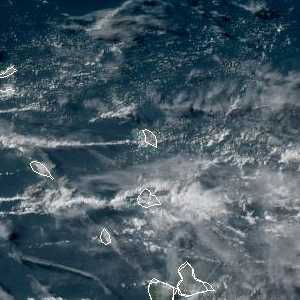 météo tropicale : Image satellite .