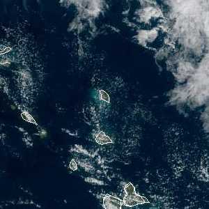 météo tropicale : Image satellite .