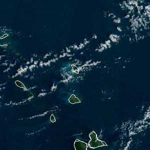 météo tropicale : Image satellite .