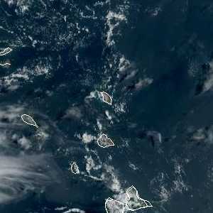 météo tropicale : Image satellite .
