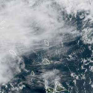 météo tropicale : Image satellite .