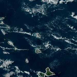 météo tropicale : Image satellite .