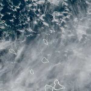 météo tropicale : Image satellite .