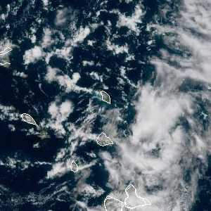 météo tropicale : Image satellite .
