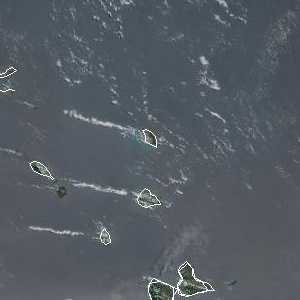 météo tropicale : Image satellite .