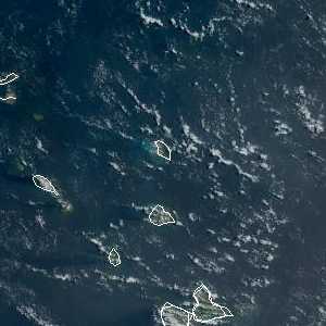 météo tropicale : Image satellite .