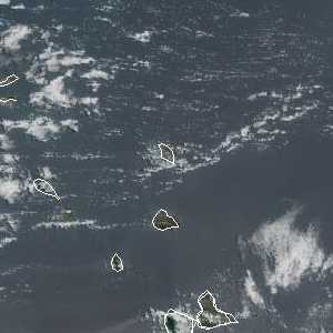 météo tropicale : Image satellite .