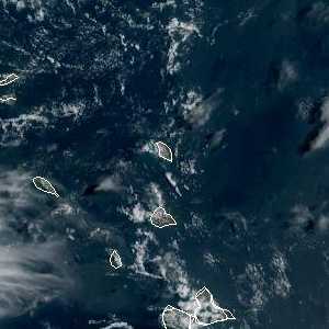 météo tropicale : Image satellite .