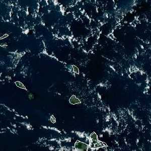 météo tropicale : Image satellite .