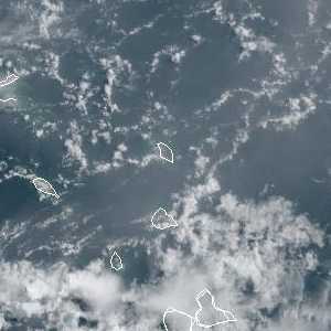 météo tropicale : Image satellite .