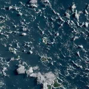 météo tropicale : Image satellite .