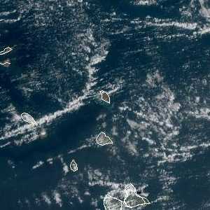 météo tropicale : Image satellite .