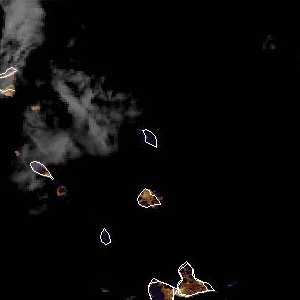 météo tropicale : Image satellite .