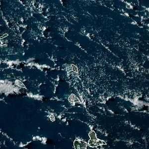 météo tropicale : Image satellite .