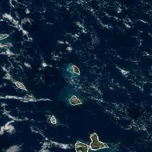 météo tropicale : Image satellite .