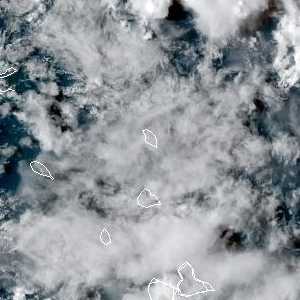 météo tropicale : Image satellite .
