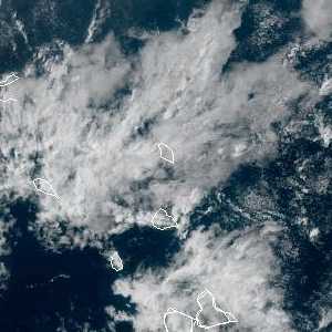 météo tropicale : Image satellite .