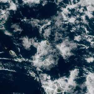 météo tropicale : Image satellite .