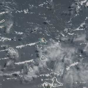 météo tropicale : Image satellite .