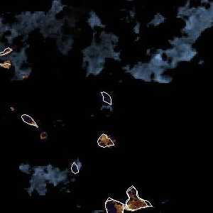 météo tropicale : Image satellite .