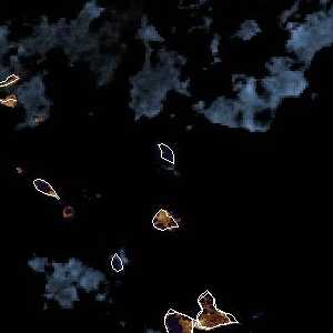 météo tropicale : Image satellite .