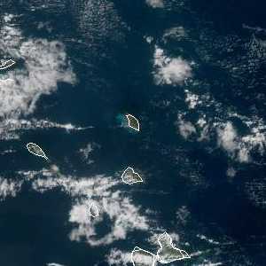 météo tropicale : Image satellite .