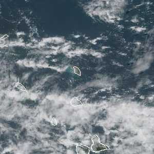 météo tropicale : Image satellite .