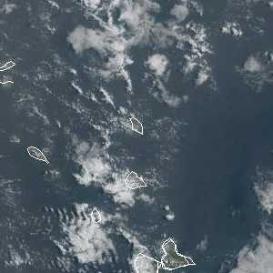 météo tropicale : Image satellite .