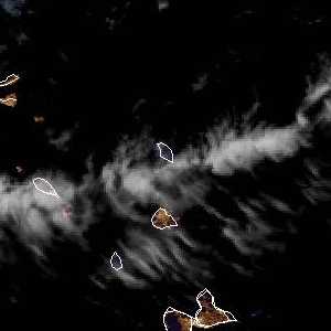 météo tropicale : Image satellite .