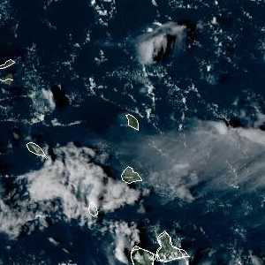 météo tropicale : Image satellite .
