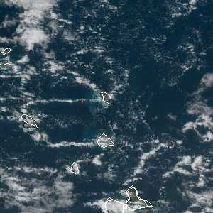 météo tropicale : Image satellite .