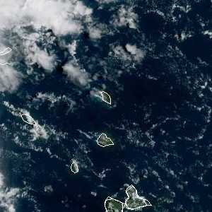 météo tropicale : Image satellite .