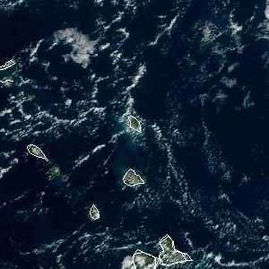 météo tropicale : Image satellite .