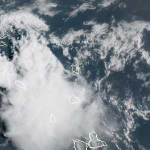 météo tropicale : Image satellite .