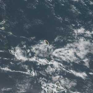 météo tropicale : Image satellite .
