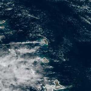 météo tropicale : Image satellite .