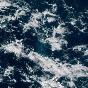 météo tropicale : Image satellite .