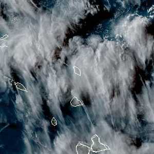 météo tropicale : Image satellite .