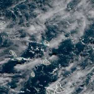 météo tropicale : Image satellite .