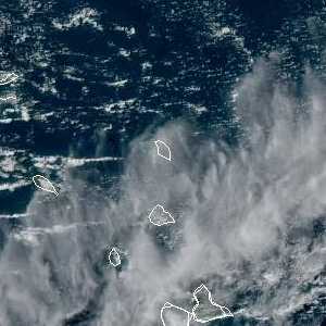météo tropicale : Image satellite .