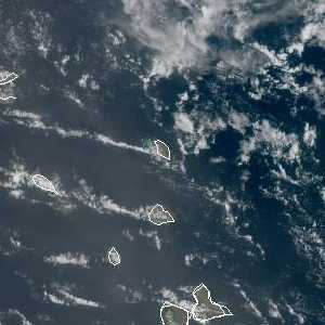 météo tropicale : Image satellite .