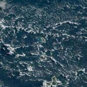 météo tropicale : Image satellite .