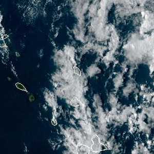 météo tropicale : Image satellite .