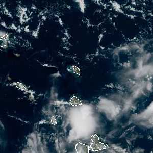 météo tropicale : Image satellite .