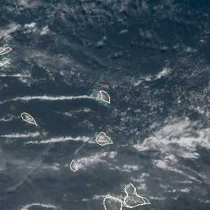 météo tropicale : Image satellite .